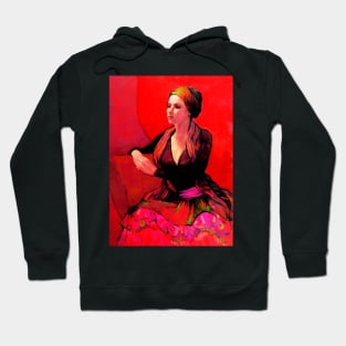 The Gypsy Skirt, oil painting on stretched canvas Hoodie